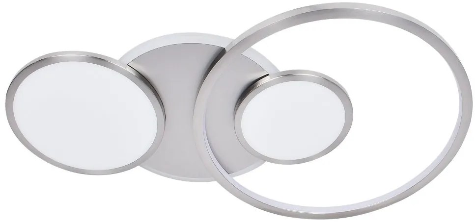 Plafoniera LED design modern Fulvia crom satin