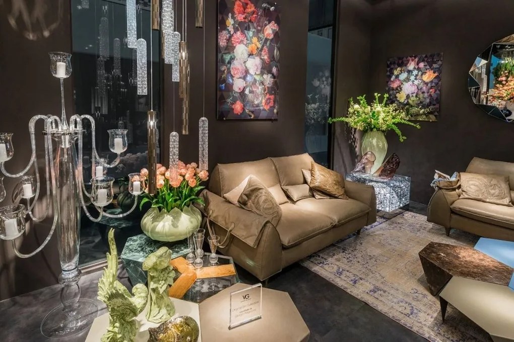 Masuta eleganta, LUX Glass-Wood RUCHE VENEZIA 7511860.00