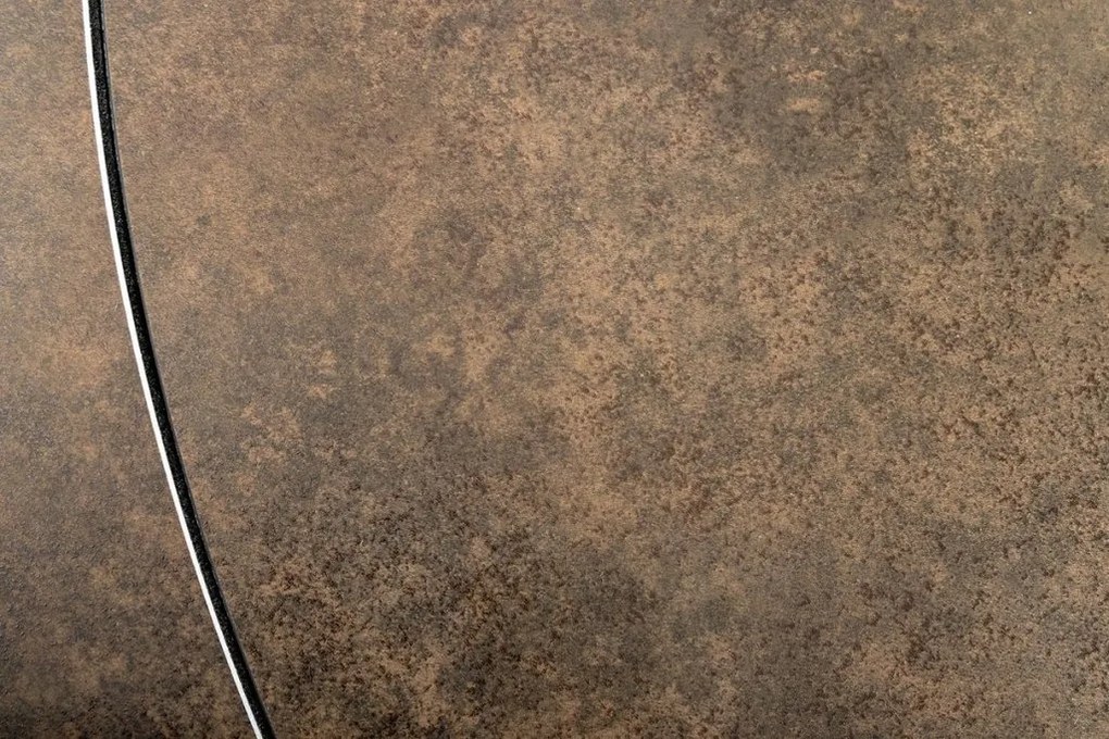 Masa extensibila cu design prin rotire Inception 130-190cm aspect ruginiu