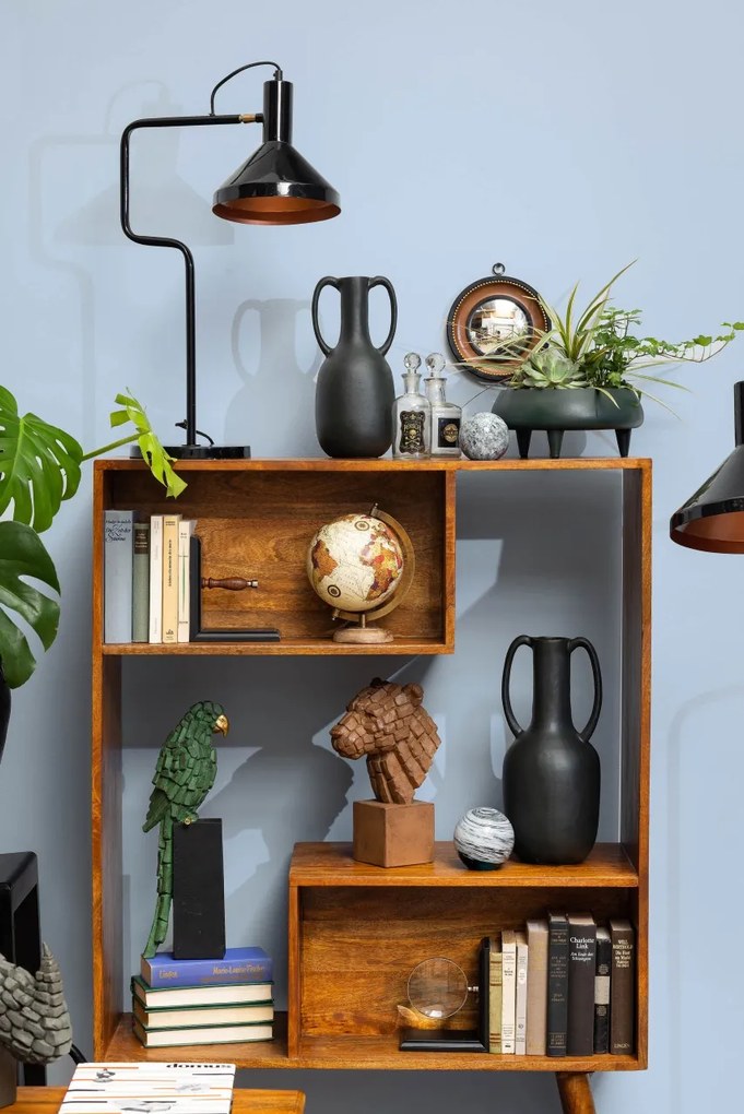 Oglinda decorativa convexa, din rasina, Clock Style
