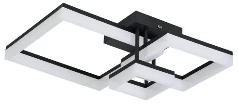 Plafonieră LED Rabalux 71386 AMILIA LED/22W/230V 3000/4000/6500K negru