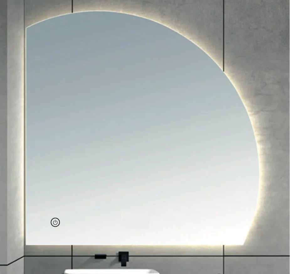 BRILAGI - LED Oglindă de baie QUARTIERE LED/31W/230V 95x90 cm IP44 cu dimmer + CCT