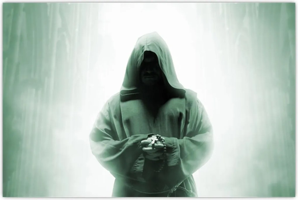 Tablou - Călugăr în întuneric (90x60 cm)