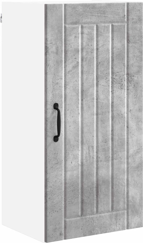 vidaXL Dulap de bucătărie Gri din beton 40 x 31 x 80 cm Lemn compozit