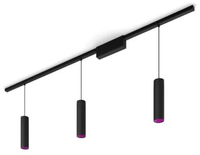 Philips - Set de 3 corpuri de iluminat LED RGBW, reglabile, pentru șină Hue LED/15,6W/230V