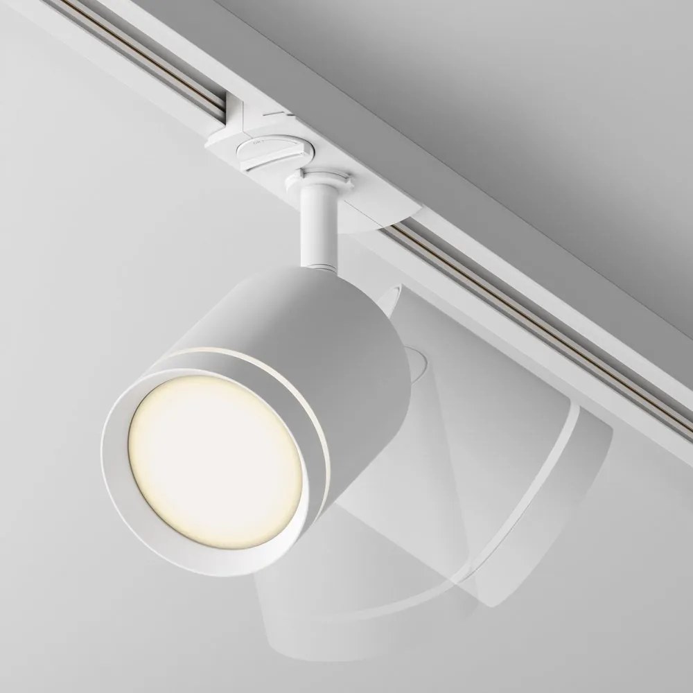 Spot LED, accesoriu pentru sinele monofazate Unity Orlo alb