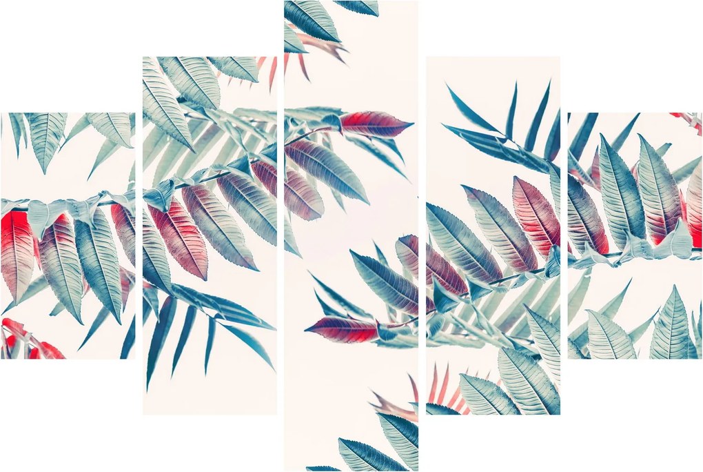 Tablou - Frunze tropicale (150x105 cm)