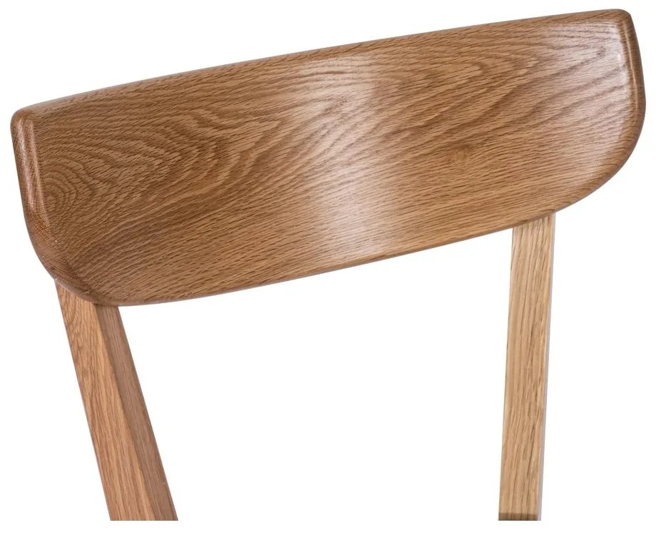 Scaun de sufragerie din stejar cu șezut negru Arch - Bonami Selection