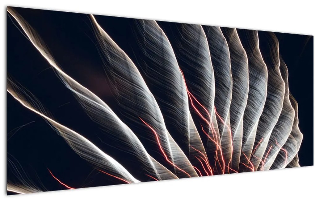 Tablou - Descărcare de lumini (120x50 cm)