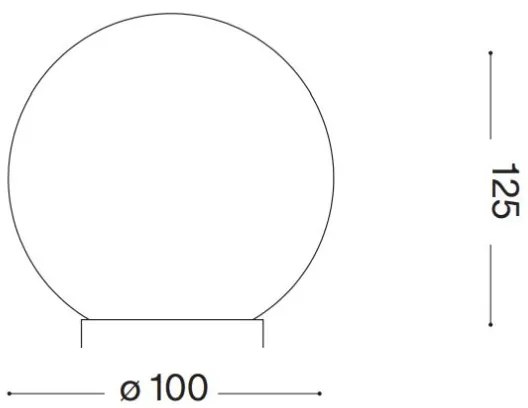 Lampă LED de masă Ideal Lux CARTA 1xG9/3W/230V d. 10 cm alb