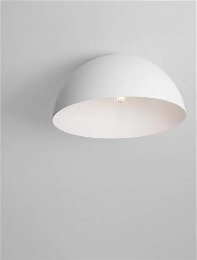 Lustra aplicata design decorativ GEA alb D-50cm