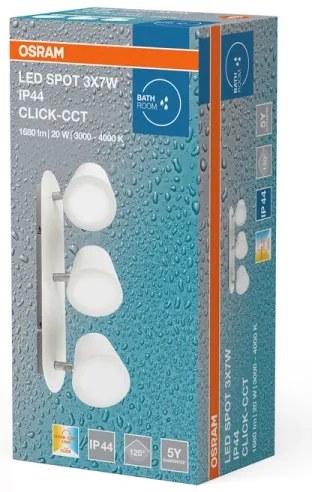 Osram - Spot LED pentru baie 3xLED/7W/230V IP44 3000/4000K