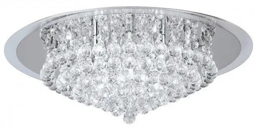 Plafoniera eleganta cristal K9 diam. 62cm Gloria DLU 2378/9/62 chrom OR
