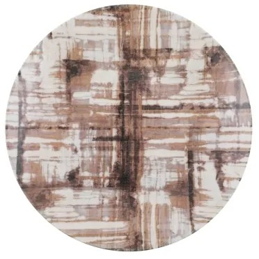 Serviciu de masă 24 de piese din porțelan, maro/alb