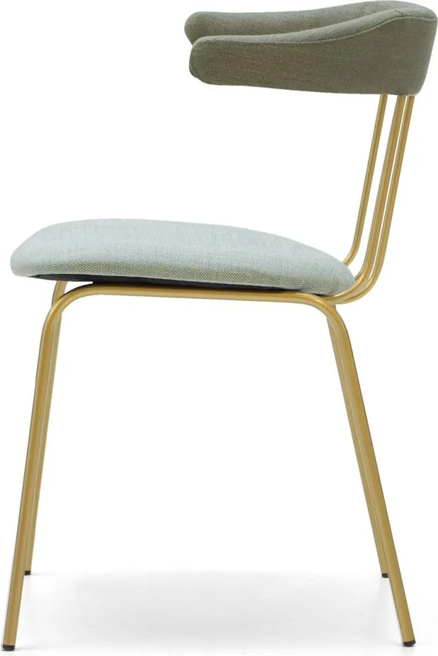 Scaun lemn masiv Sillon Miki Cadru Metalic Sudat Design Cu Spătar Extins Personalizabil