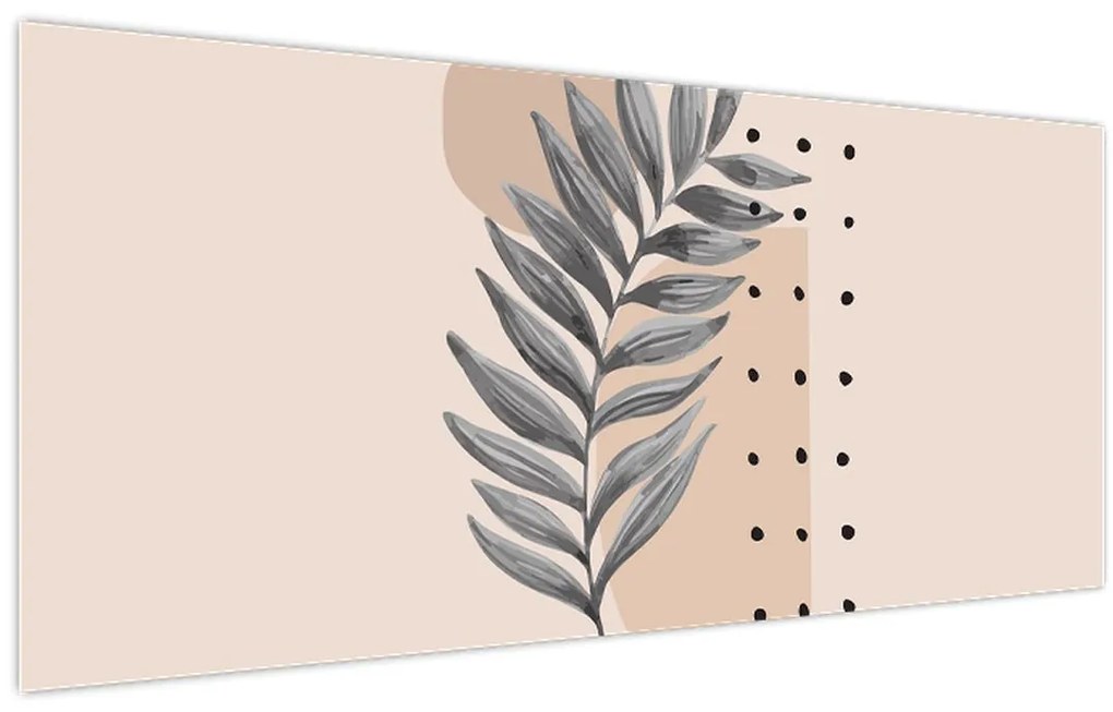 Tablou - Foaie ilustrată N⁰2 (120x50 cm)