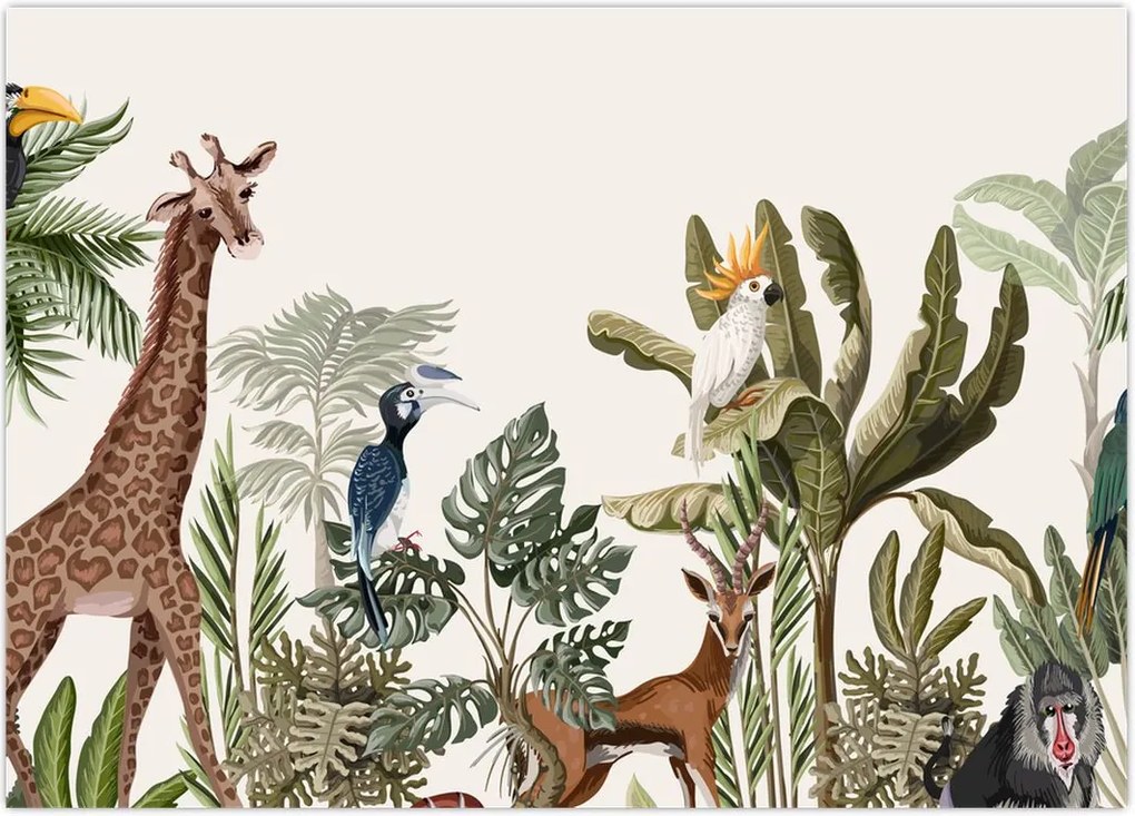 Tablou - Locuitorii africii (70x50 cm)