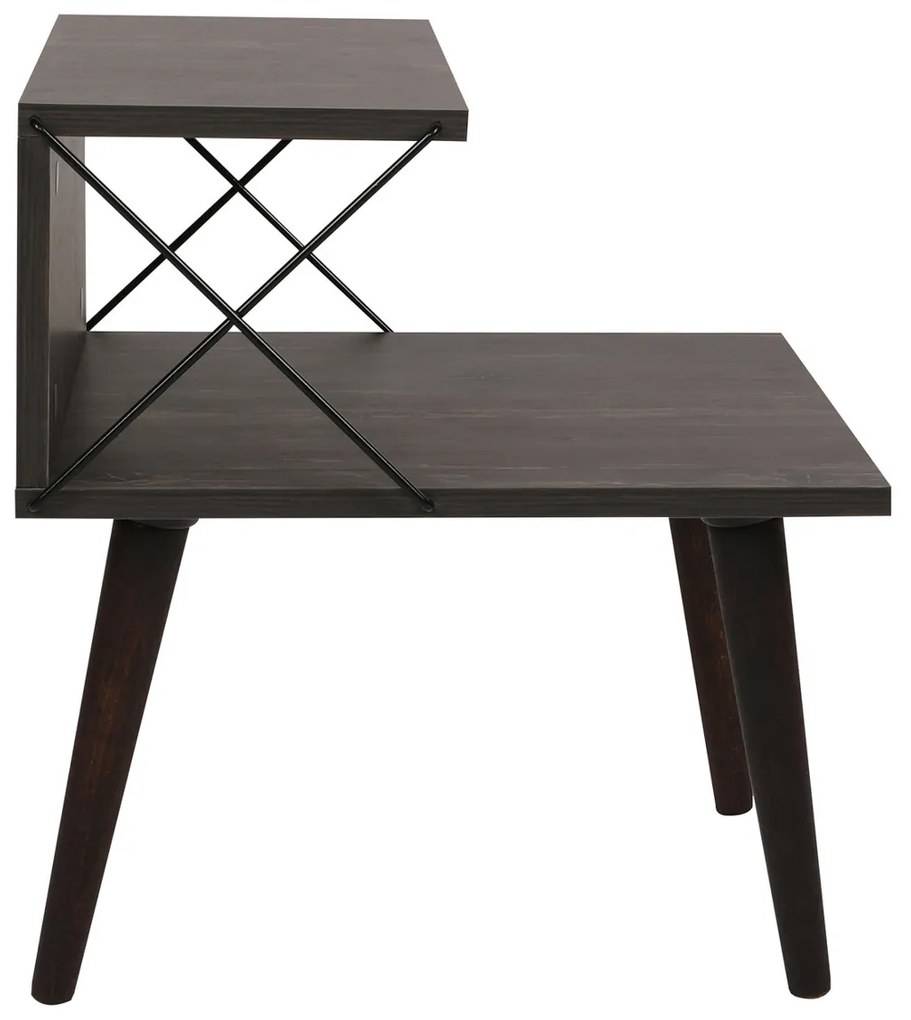 Măsuță de noptieră Cross Dark Brown