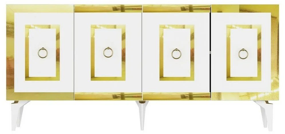 Dulap Karya White and Gold