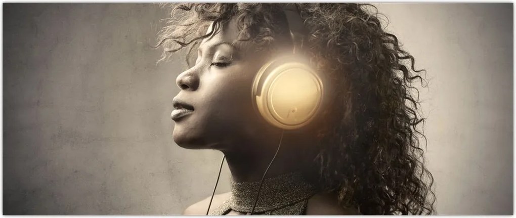 Tablou - Puterea muzicii (120x50 cm)