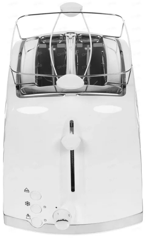 Resigilat: Prajitor de paine Russell Hobbs 26060-56, 850W, 2 felii, Orificii late, Dezghetare, Alb