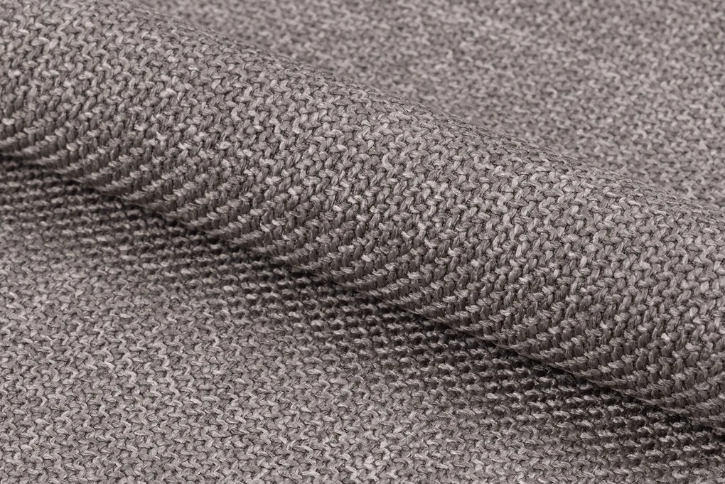 MAZZONI EXPORT IDA Taupe Gri Deschis/Antracit Maro (material Basel 34/Preston 96) - SCAUN TAPIȚAT MODERN PENTRU SALON/SUFRAGERIE LOFT