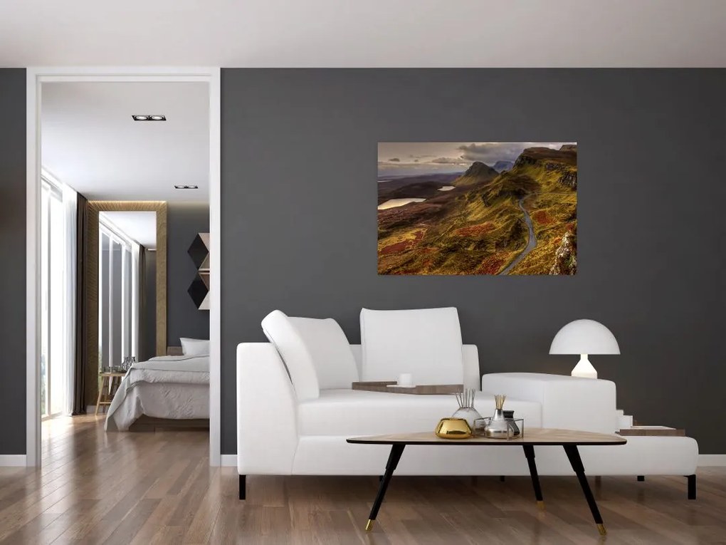 Tablou cu munții din Scoția (90x60 cm)