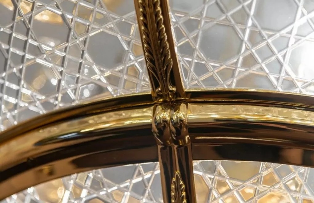 Candelabru elegant LUX realizat manual Crystal Glass - Giotto
