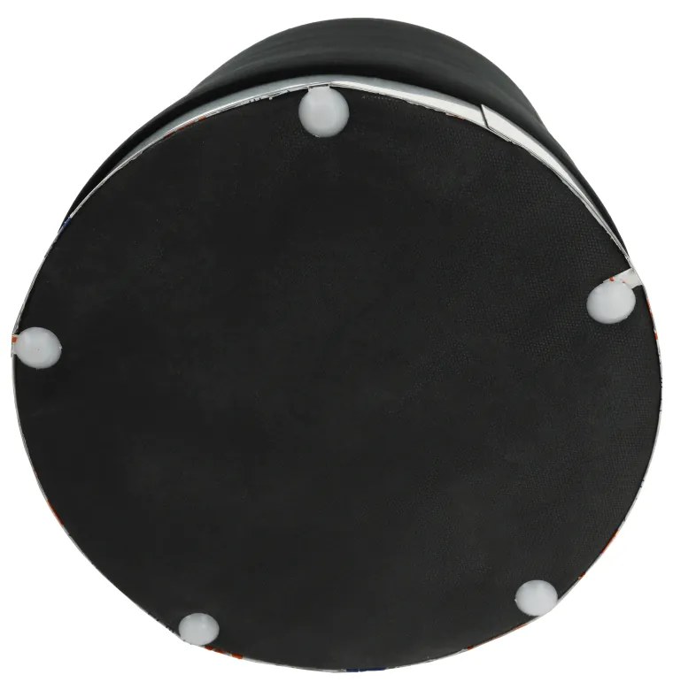 Set doua taburete, gri/crom argintiu si negru/crom argintiu, AIGUL SET