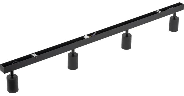 Spot NEX 4xGU10/10W/230V negru