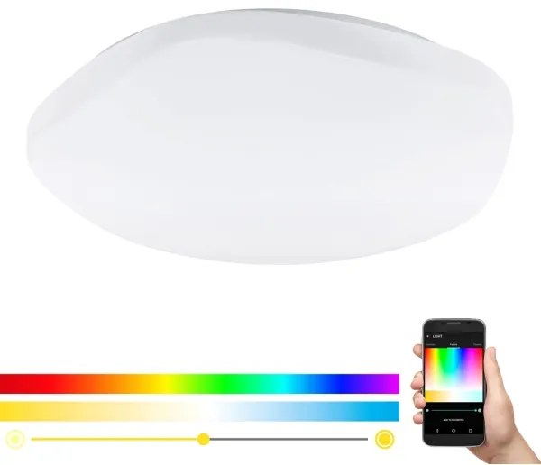Plafonieră LED RGBW dimabilă Eglo 33272 TOTARI-C LED/34W/230V + telecomandă
