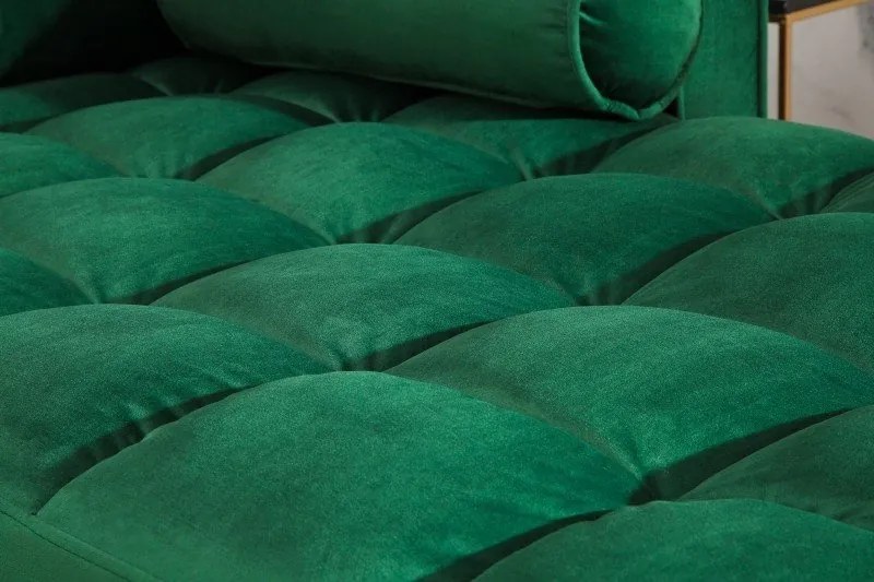 Coltar elegant Cozy Velvet, catifea verde smarald