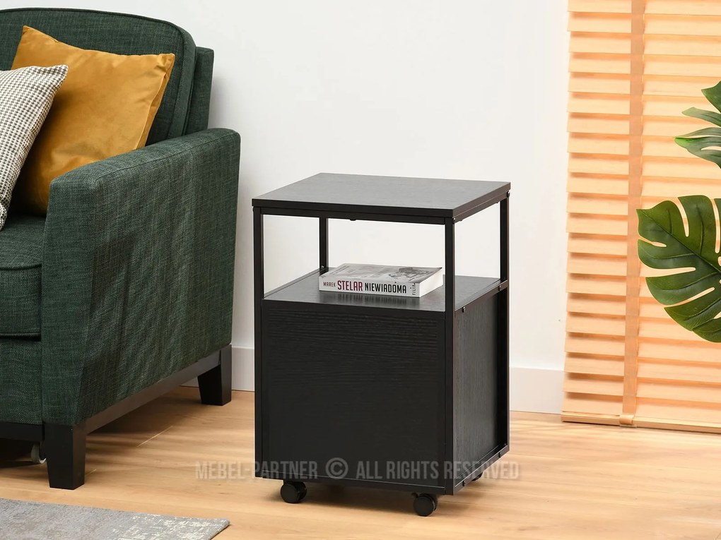 Dulap Adlo (lemn negru + negru). Promo -7%. 1111797