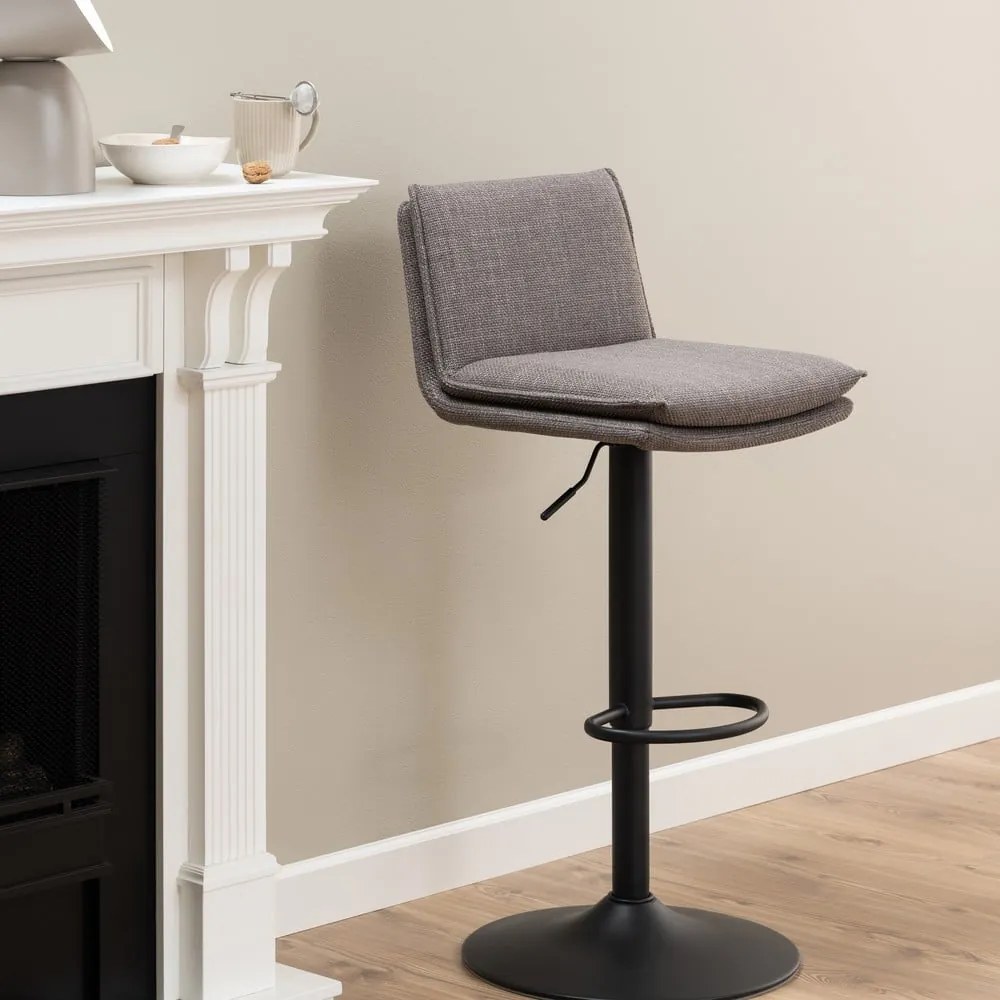 Scaune de bar gri rotative 2 buc. 107 cm Flynn – Actona