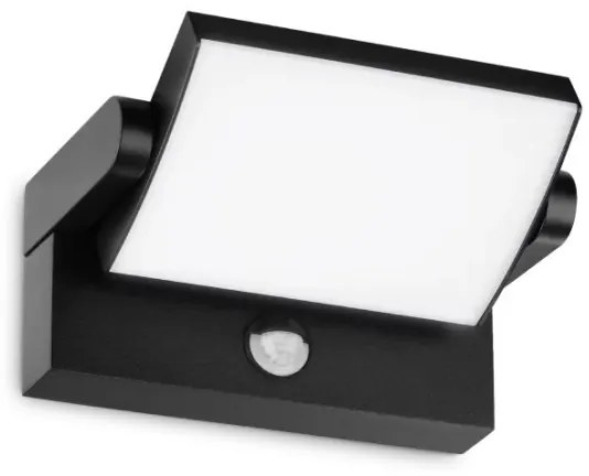 Aplică LED de exterior cu senzor Ideal Lux SWIPE LED/21W/230V CRI 90 IP54 negru