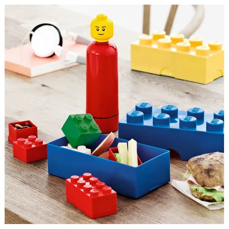 Cutie de depozitare pentru copii galbenă din plastic 20x10x7 cm – LEGO®