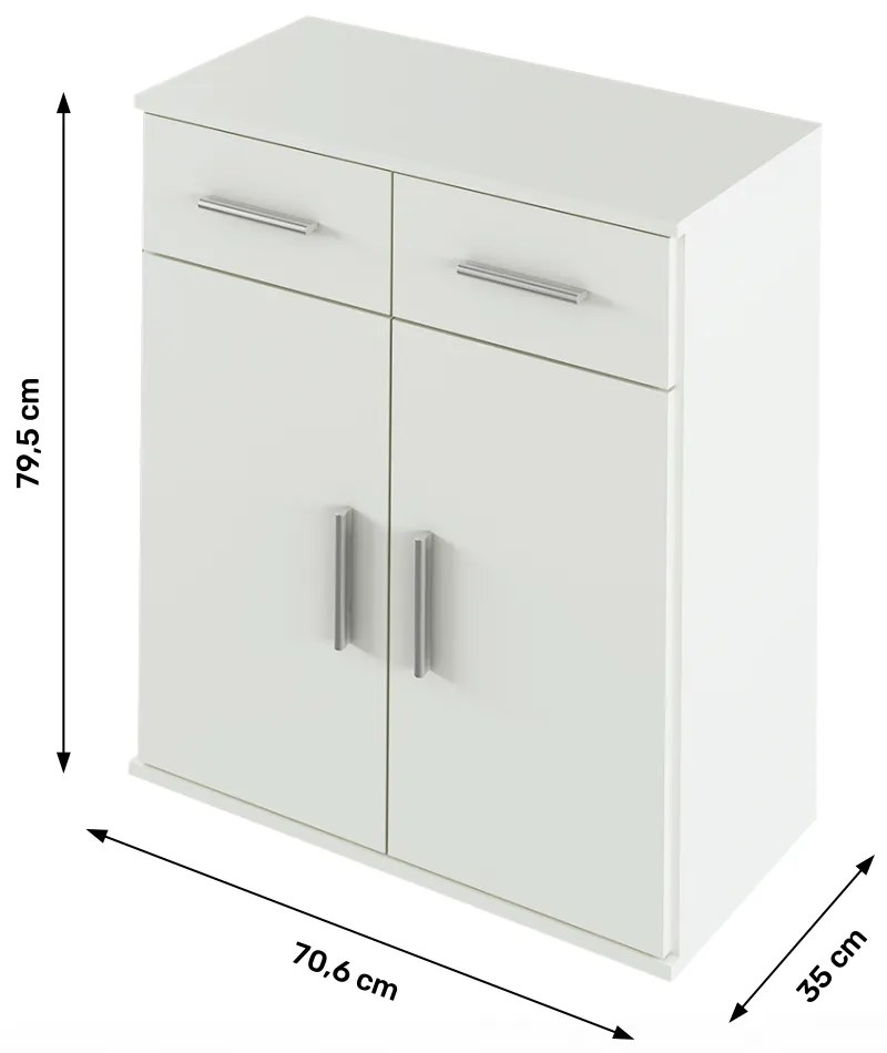 Dulap RESITA TIP 2, alb