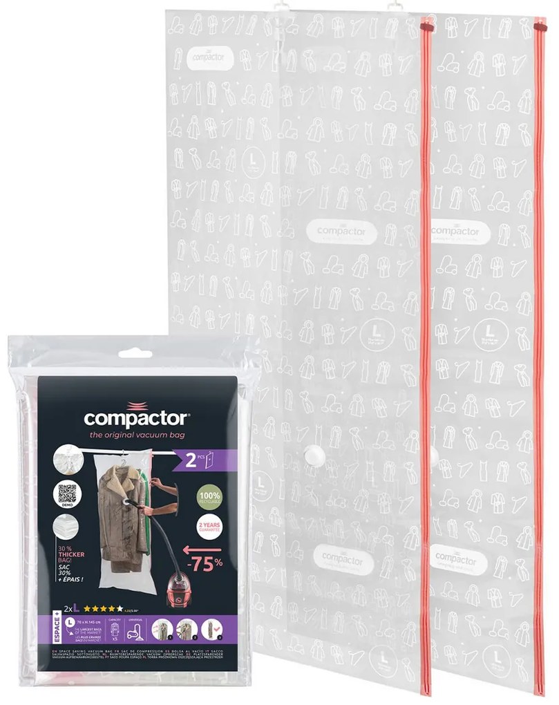 Compactor Set de saci suspendați pentru vid EspaceL, 70 x 145 cm, 2 buc., 2 buc.