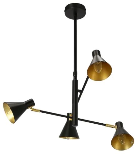 Lustră pe tijă LESS 4xE14/40W/230V