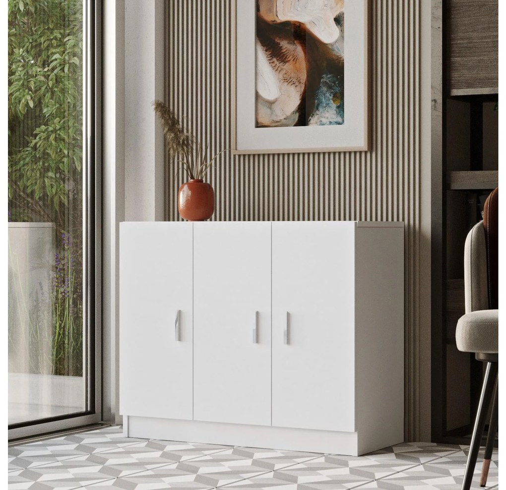 Set mobilier birou Volgenzo 12 (alb). 1107157