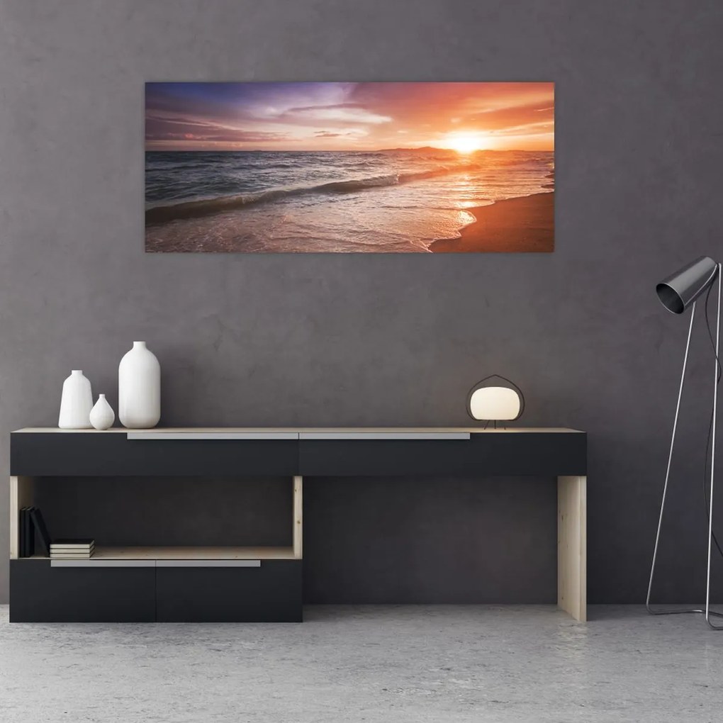 Tablou - Apus de soare în Thailanda (120x50 cm)