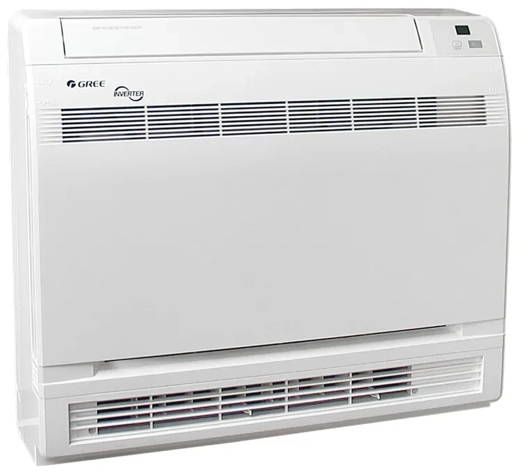 Aparat de aer conditionat inverter pentru podea Gree GEH09AA-K6DNA1F, 9000 BTU, 17 m², A++/A+, Wi-Fi, R-32, Alb