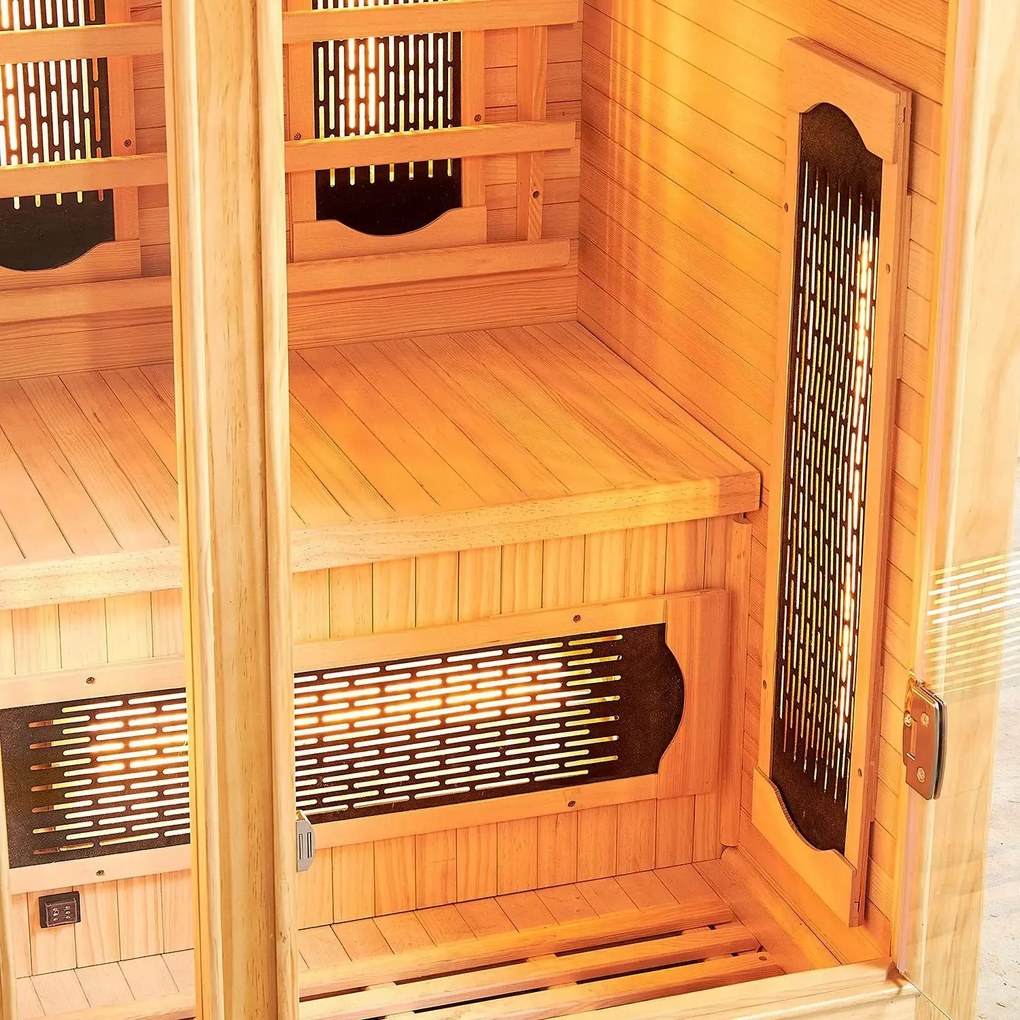 Infračervená sauna Nyborg S90V s plnospektrálnymi žiaričmi