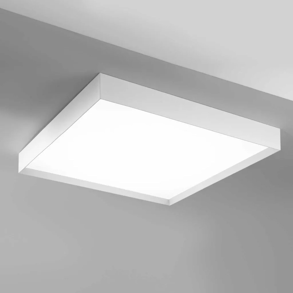 Plafoniera LED AOI 80x80cm, alb sau negru