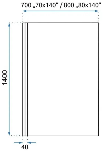 REA-K7390 - Paravan pentru cadă LAGOS 140x80 cm negru/transparent