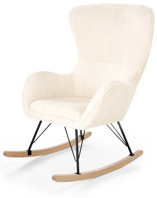 Supermobel Scaun balansoar LIBERTO, 72x106x100, crem/auriu