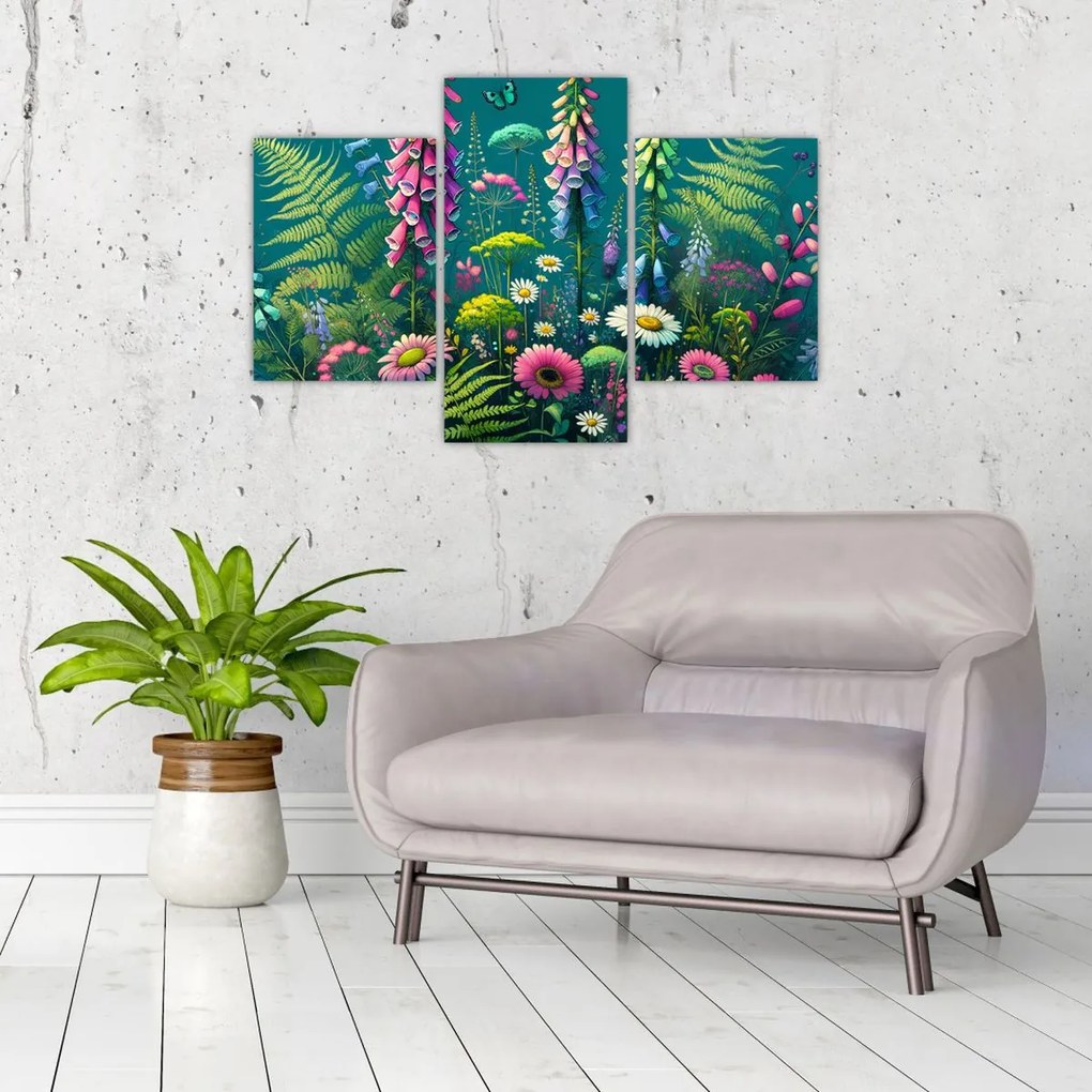 Tablou - Flori de câmp (90x60 cm)