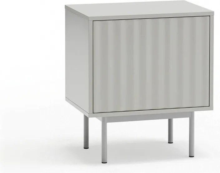 Noptieră gri deschis cu aspect mat Sierra – Teulat