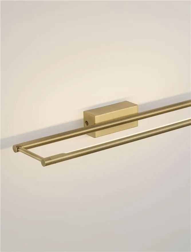 Aplica de perete LED stil minimalist OLAS aurie