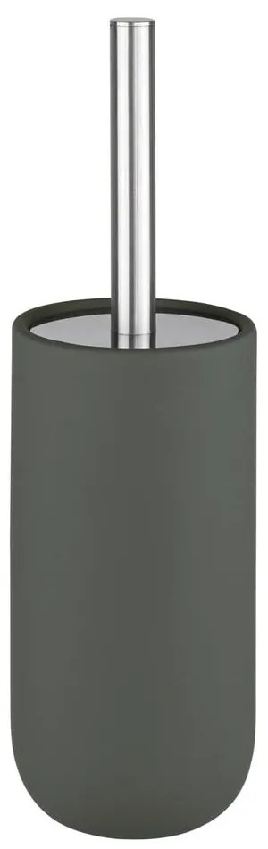 Perie de WC verde-închis din ceramică Lotus Play – Mette Ditmer Denmark